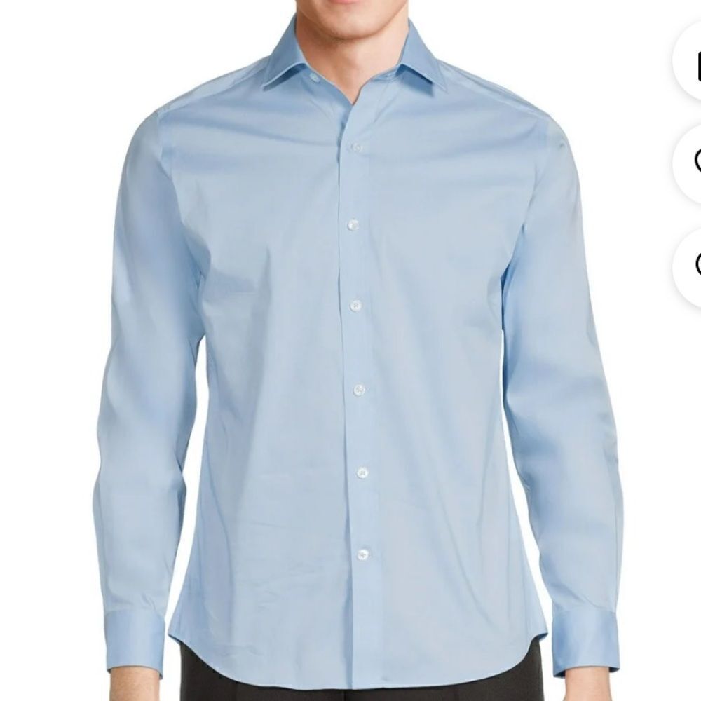 New! George classic fit long sleeve dress shirt. XL